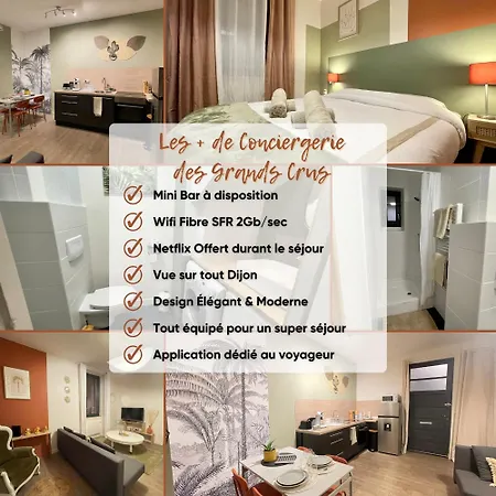 Les Vignes - T2 Cosy, Calme, Excentre * דיז'ון